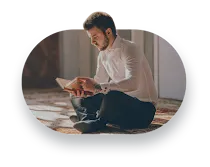 muslim woman writing